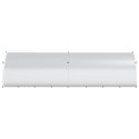 VidaXL Kurnik srebrny 400 x 150 x 100 cm Stal ocynkowana