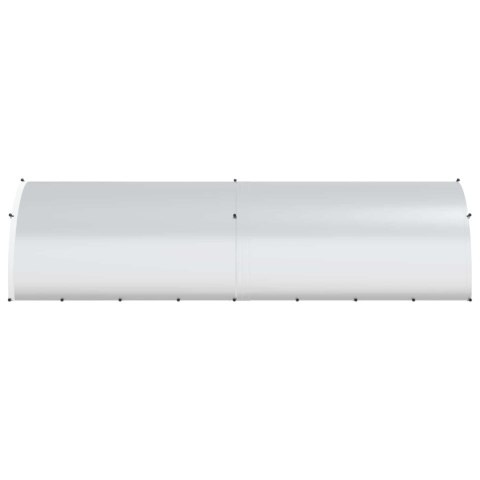 VidaXL Kurnik srebrny 400 x 150 x 100 cm Stal ocynkowana