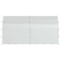 VidaXL Kurnik srebrny 400 x 200 x 200 cm Stal ocynkowana