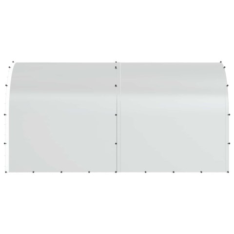 VidaXL Kurnik srebrny 400 x 200 x 200 cm Stal ocynkowana