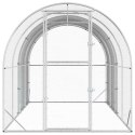 VidaXL Kurnik srebrny 400 x 200 x 200 cm Stal ocynkowana