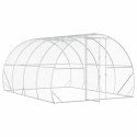 VidaXL Kurnik srebrny 400 x 300 x 200 cm Stal ocynkowana