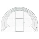 VidaXL Kurnik srebrny 400 x 300 x 200 cm Stal ocynkowana
