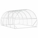 VidaXL Kurnik srebrny 400 x 300 x 200 cm Stal ocynkowana