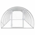VidaXL Kurnik srebrny 600 x 150 x 100 cm Stal ocynkowana
