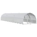 VidaXL Kurnik srebrny 600 x 150 x 100 cm Stal ocynkowana