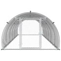 VidaXL Kurnik srebrny 600 x 150 x 100 cm Stal ocynkowana