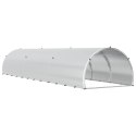 VidaXL Kurnik srebrny 600 x 150 x 100 cm Stal ocynkowana