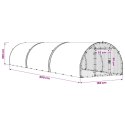 VidaXL Kurnik srebrny 600 x 150 x 100 cm Stal ocynkowana