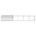 VidaXL Kurnik srebrny 600 x 150 x 100 cm Stal ocynkowana