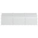 VidaXL Kurnik srebrny 600 x 200 x 200 cm Stal ocynkowana