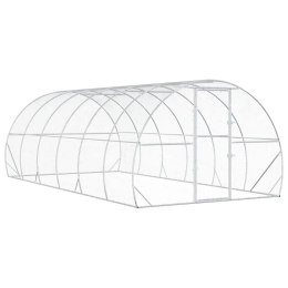 VidaXL Kurnik srebrny 600 x 300 x 200 cm Stal ocynkowana