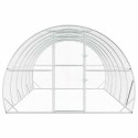 VidaXL Kurnik srebrny 600 x 300 x 200 cm Stal ocynkowana