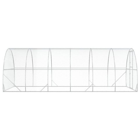 VidaXL Kurnik srebrny 600 x 300 x 200 cm Stal ocynkowana