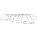VidaXL Kurnik srebrny 800 x 150 x 100 cm Stal ocynkowana