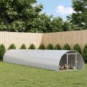 VidaXL Kurnik srebrny 800 x 150 x 100 cm Stal ocynkowana