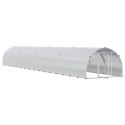 VidaXL Kurnik srebrny 800 x 150 x 100 cm Stal ocynkowana