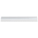 VidaXL Kurnik srebrny 800 x 150 x 100 cm Stal ocynkowana