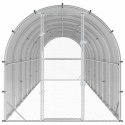 VidaXL Kurnik srebrny 800 x 200 x 200 cm Stal ocynkowana