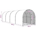 VidaXL Kurnik srebrny 800 x 200 x 200 cm Stal ocynkowana