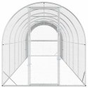 VidaXL Kurnik srebrny 800 x 200 x 200 cm Stal ocynkowana