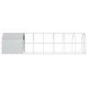 VidaXL Kurnik srebrny 800 x 200 x 200 cm Stal ocynkowana