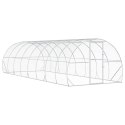 VidaXL Kurnik srebrny 800 x 300 x 200 cm Stal ocynkowana
