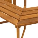 VidaXL Ławka Drzewna 160 x 70 x 86 cm Lite Drewno Akacji naturalny