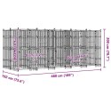 KOJEC ZEWNĘTRZNY DLA PSA STALOWY 9,22 M²