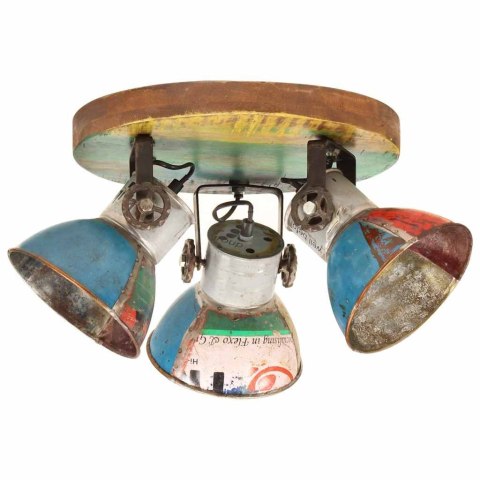 VidaXL Industrialna lampa sufitowa, 25 W, kolorowa, 42x25 cm, E27
