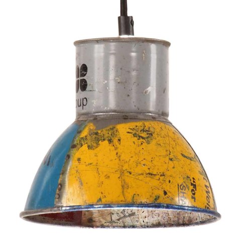 INDUSTRIALNA LAMPA WISZĄCA, 25 W, KOLOROWA, OKRĄGŁA, 17 CM, E27