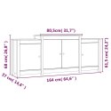 VidaXL Komoda 164x37x68 cm Drewno lite sosnowe