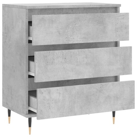VidaXL Komoda, szarość betonu, 60x35x70 cm, materiał drewnopochodny