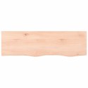 VidaXL Blat do łazienki, 100x30x2 cm, surowe lite drewno