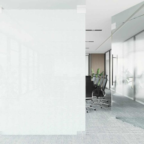 VidaXL Folia okienna statyczna, matowa, biała, 45x2000cm
