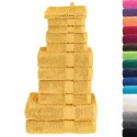 12-CZĘŚCIOWY ZESTAW RĘCZNIKÓW PREMIUM SOLUND, ZŁOTY, 600 G/CM²