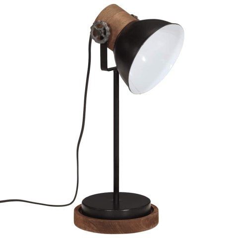 VidaXL Lampa stołowa, 25 W, czarna, 17x17x50 cm, E27