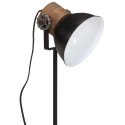 VidaXL Lampa stołowa, 25 W, czarna, 17x17x50 cm, E27