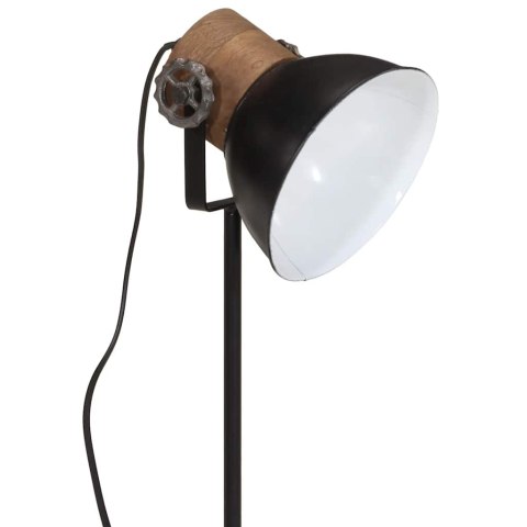 VidaXL Lampa stołowa, 25 W, czarna, 17x17x50 cm, E27