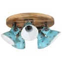 LAMPA SUFITOWA, 25 W, POSTARZANY NIEBIESKI, 50X50X25 CM, E27