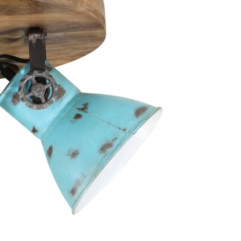 LAMPA SUFITOWA, 25 W, POSTARZANY NIEBIESKI, 50X50X25 CM, E27