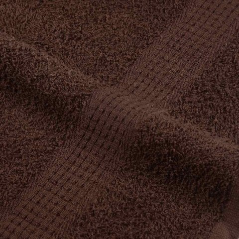 VidaXL 12-cz. zestaw ręczników, FROGN, brązowy, 360 g/m²