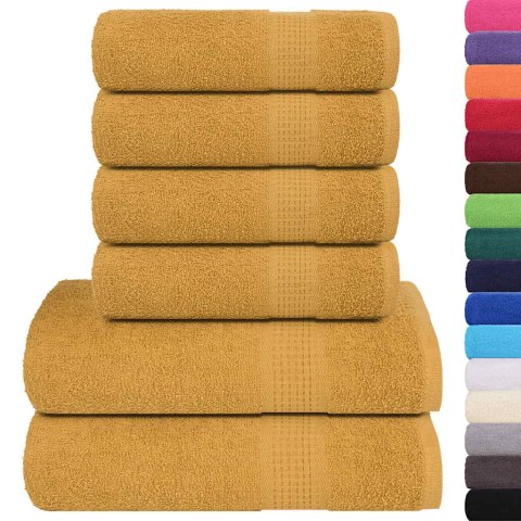 6-CZ. ZESTAW RĘCZNIKÓW, FROGN, ZŁOTY, 360 G/M²