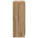KOMODA ARTISAN DĄB 80X35X99 CM DREWNO KLEJONE