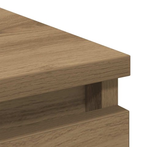 KOMODA ARTISAN DĄB 80X35X99 CM DREWNO KLEJONE