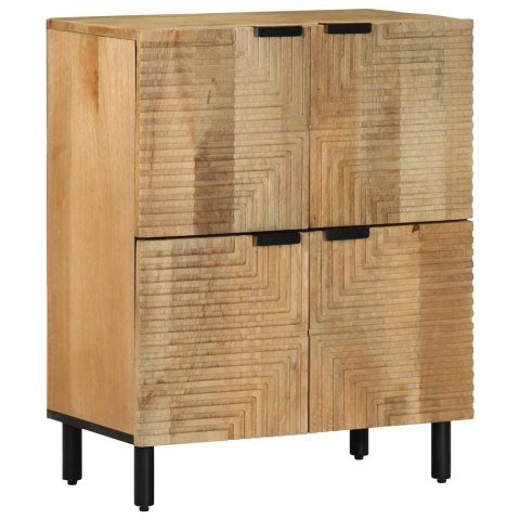 KOMODA BRĄZOWA 60X33X75 CM DREWNO LITE MANGO