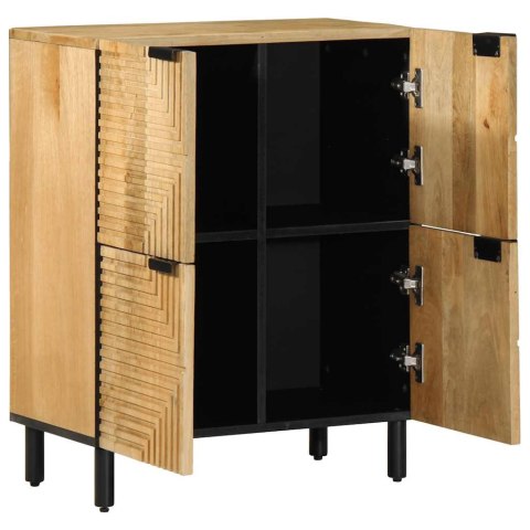 KOMODA BRĄZOWA 60X33X75 CM DREWNO LITE MANGO