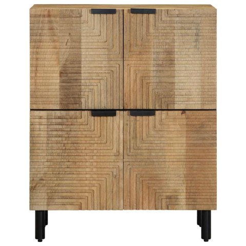 KOMODA BRĄZOWA 60X33X75 CM DREWNO LITE MANGO