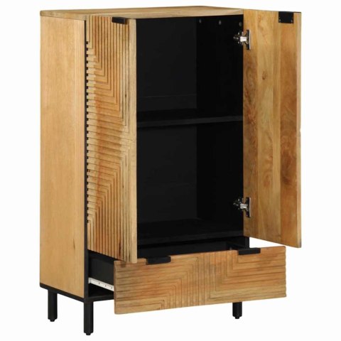 VidaXL Komoda wysoka Brązowa 60x33x100 cm Drewno lite Mango