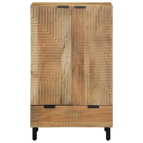 VidaXL Komoda wysoka Brązowa 60x33x100 cm Drewno lite Mango